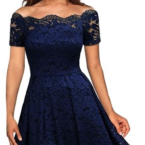 Lace Vintage Style Bridesmaid Dress